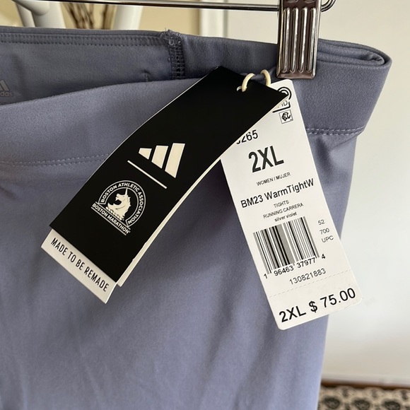 š¤Boston Marathon Warm Long Running Tights Women- 2XL-Silver Violet-NWT - Picture 14 of 16